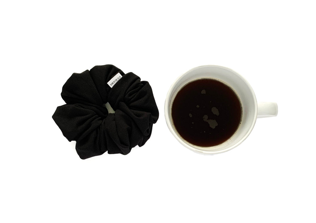 Black Coffee Scrunchie